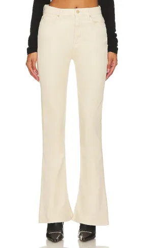 7 For All Mankind Ultra High Rise Skinny Boot in Ivory