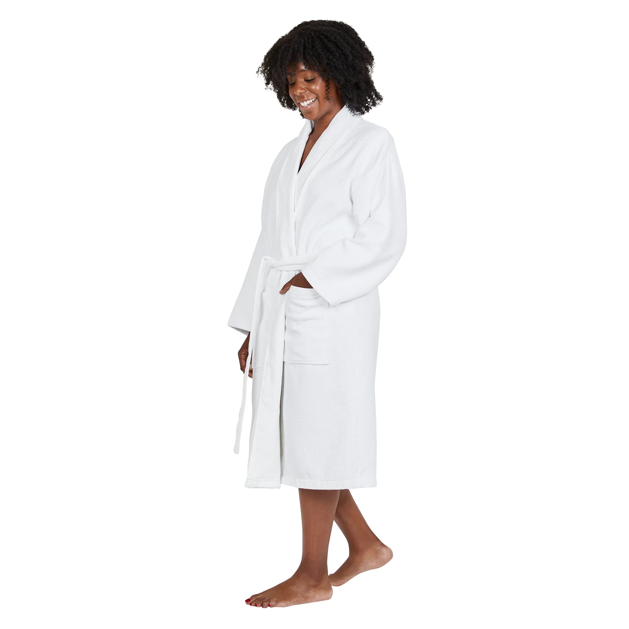Bath Robe - Crystal White