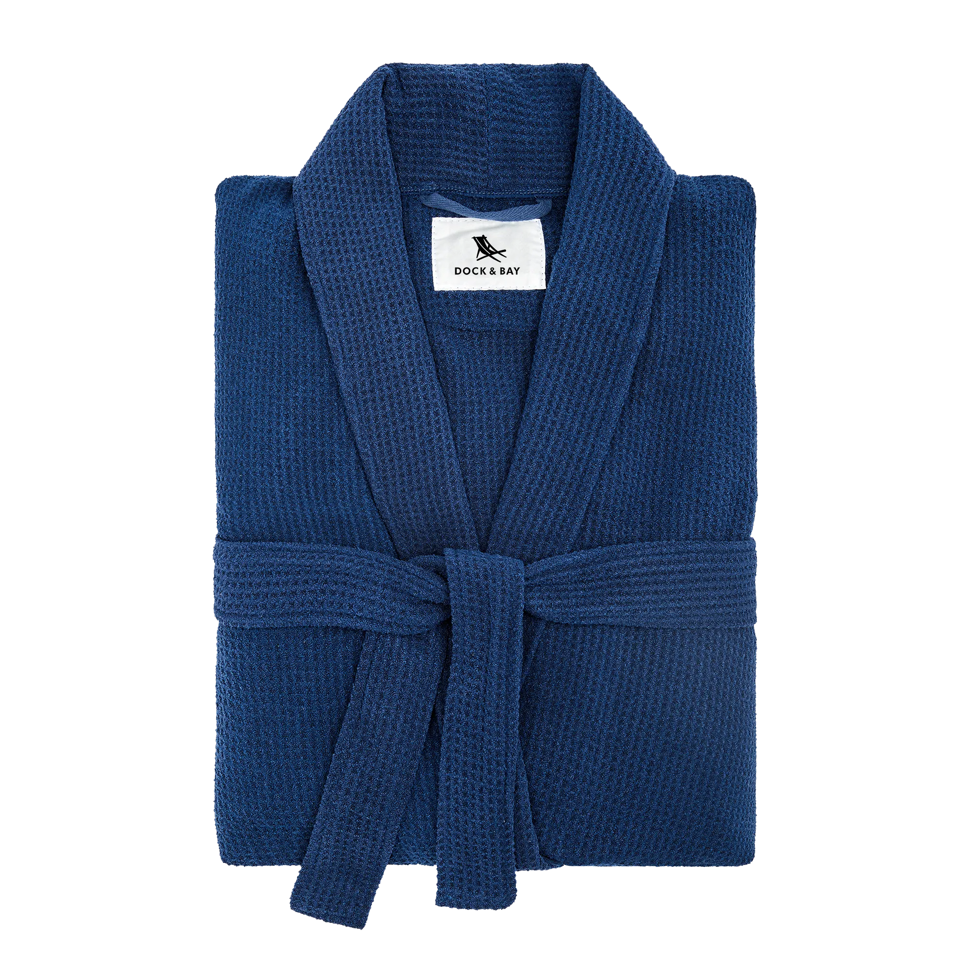 Bath Robe - Nautical Navy