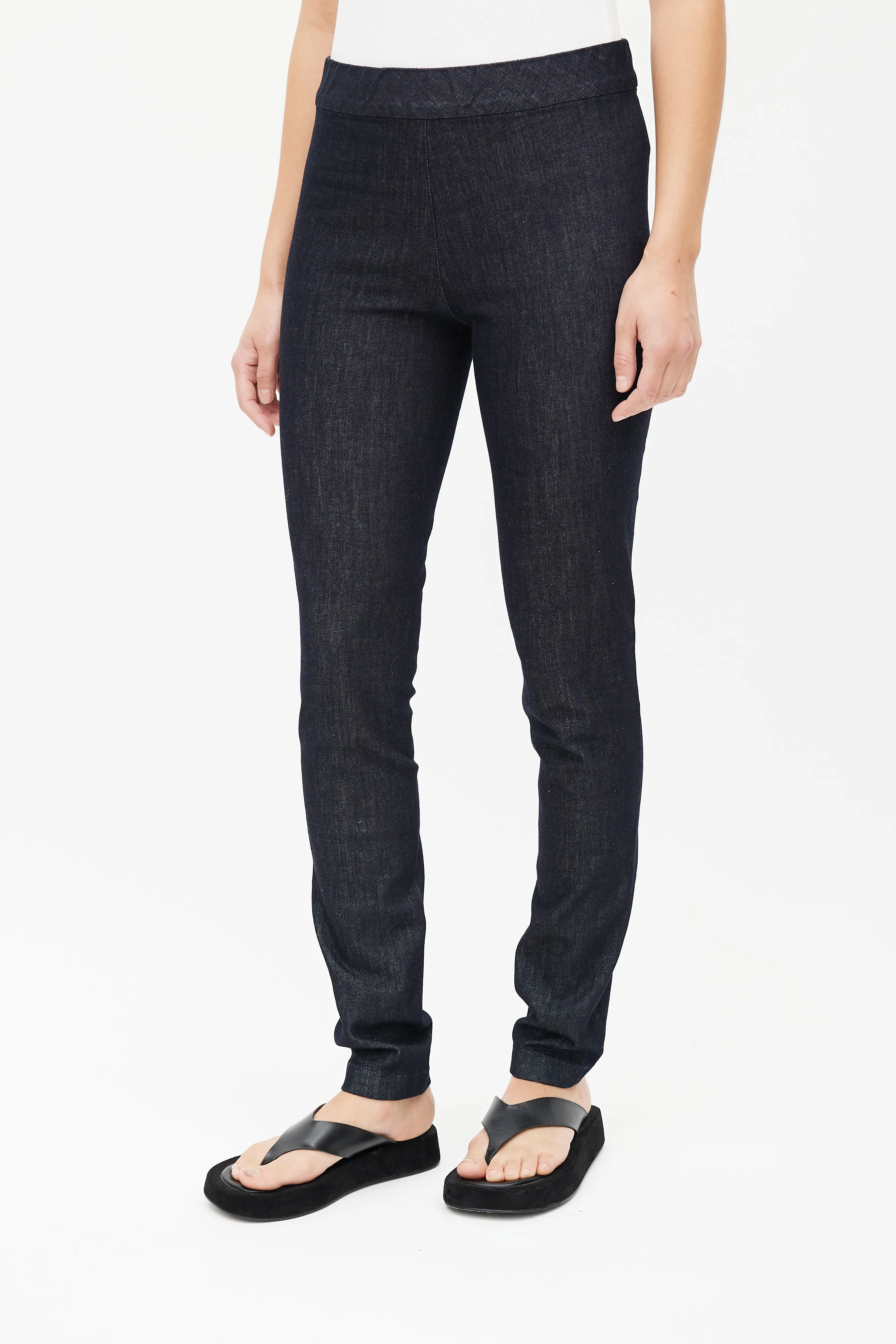 Blue Denim Skinny Trouser