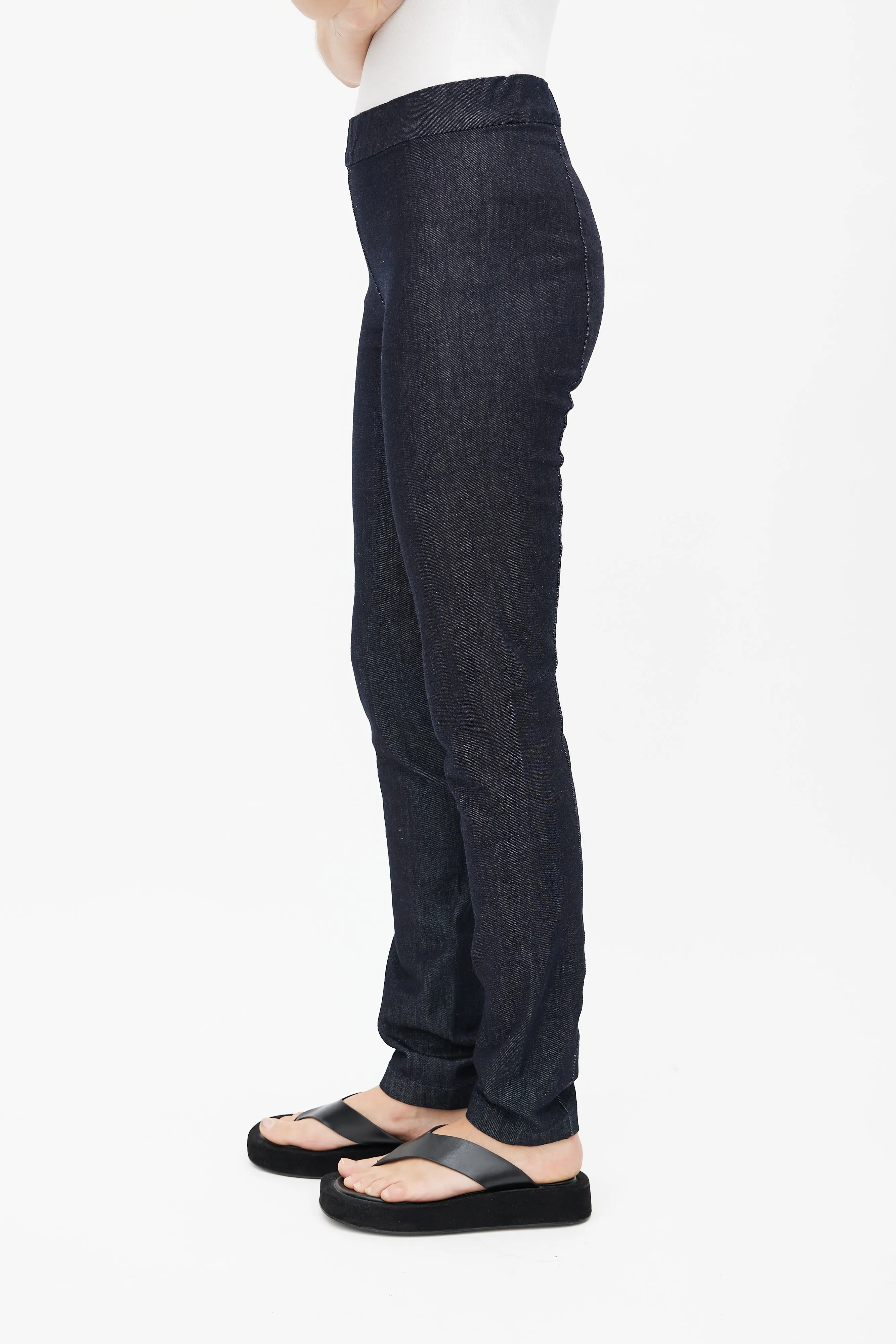 Blue Denim Skinny Trouser