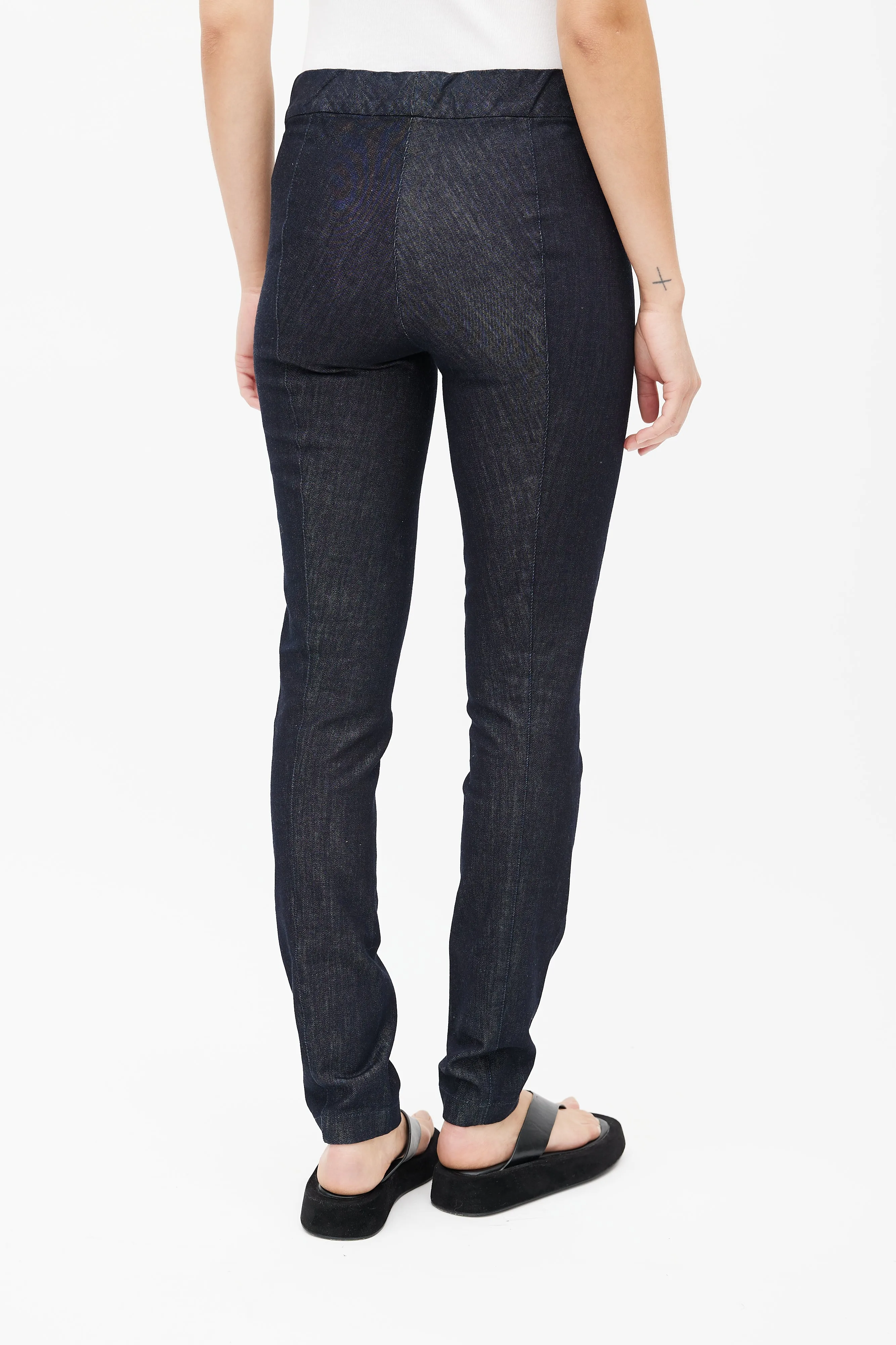 Blue Denim Skinny Trouser