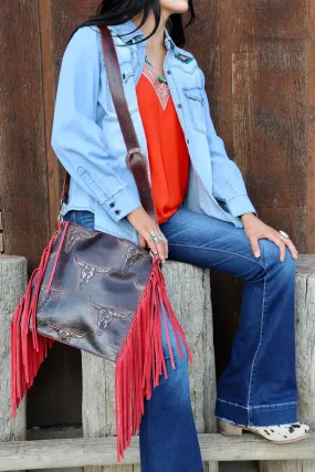 Chloe Headdress Denim Shirt
