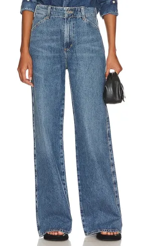 Citizens of Humanity Paloma Utility Trouser in Denim-Medium