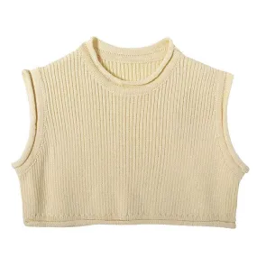 CROPPED KNITTED SWEATER
