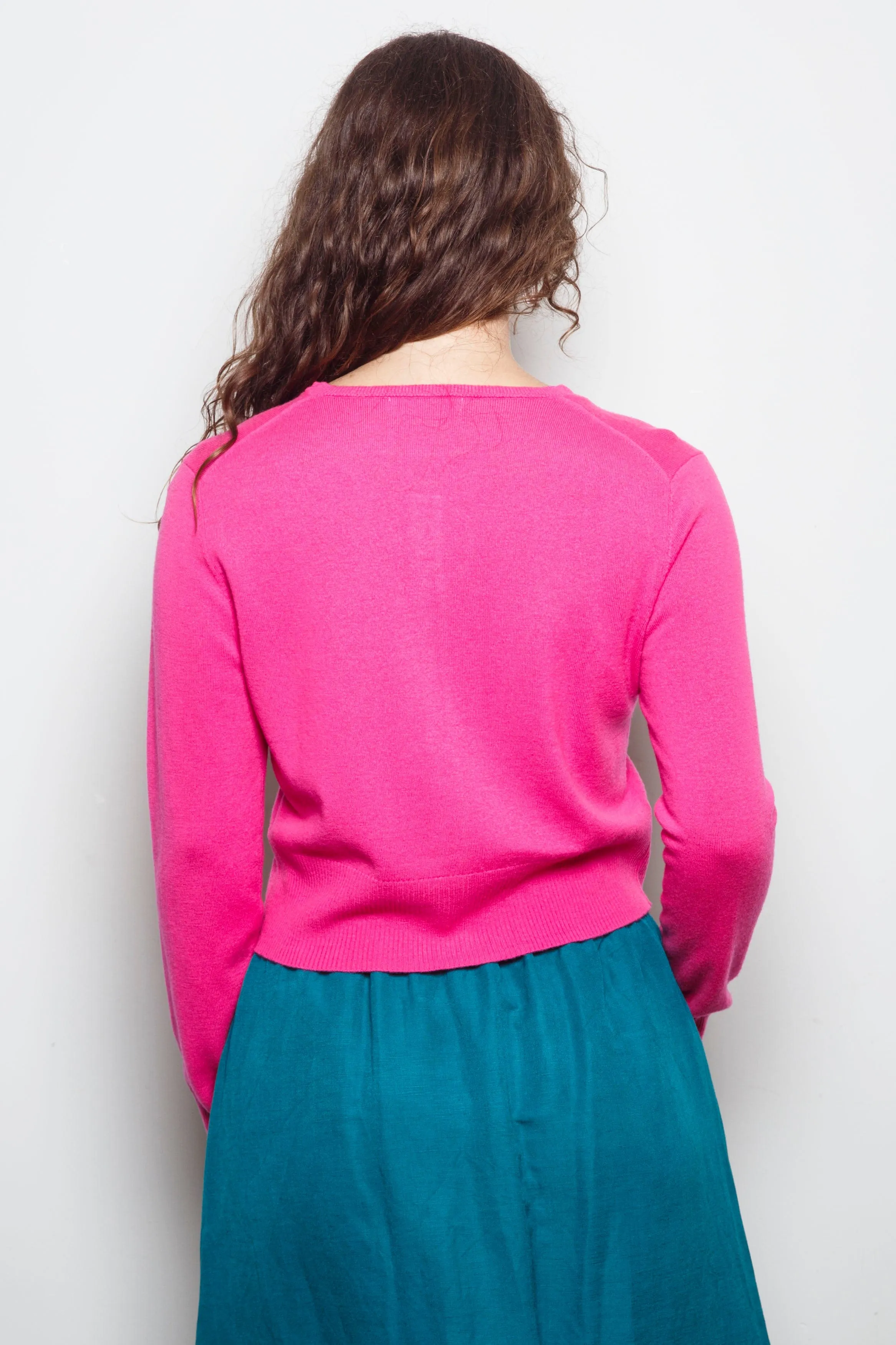 Dalston Ava Cardigan Azalea
