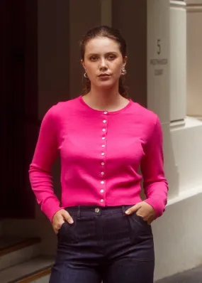 Dalston Ava Cardigan Azalea
