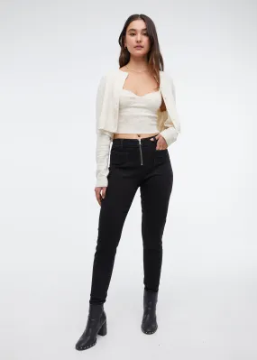 Demi Zipped Skinny