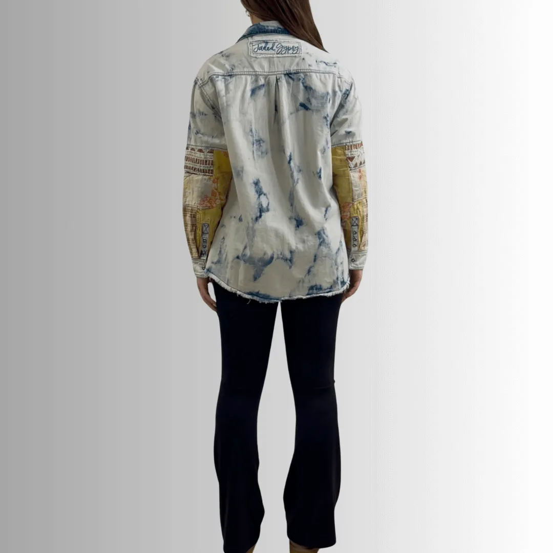 In the Clouds Denim Shirt Jacket Made in USA