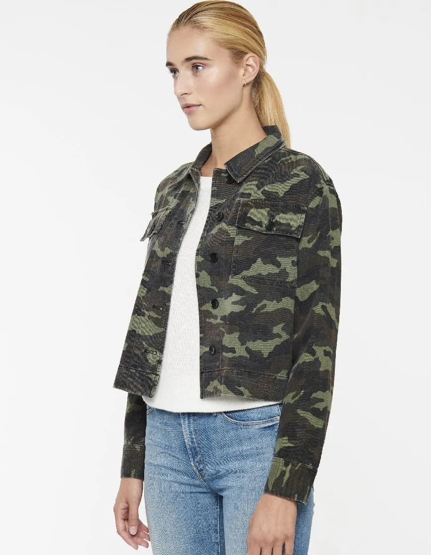 John & Jenn Mario Camo Jacket - Fatigue Khaki