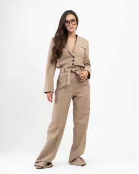 Jumpsuit (Almond)