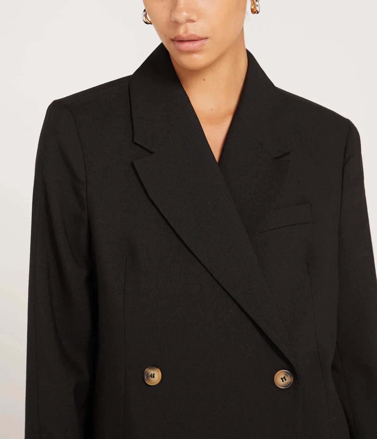 Kaia Oversized Blazer in Black