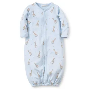 Kissy Kissy Print Convertible Gown Sophie La Girafe Blue
