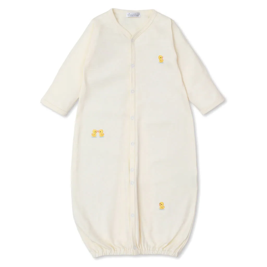 Kissy Kissy Striped Converter Gown Dotty Ducks