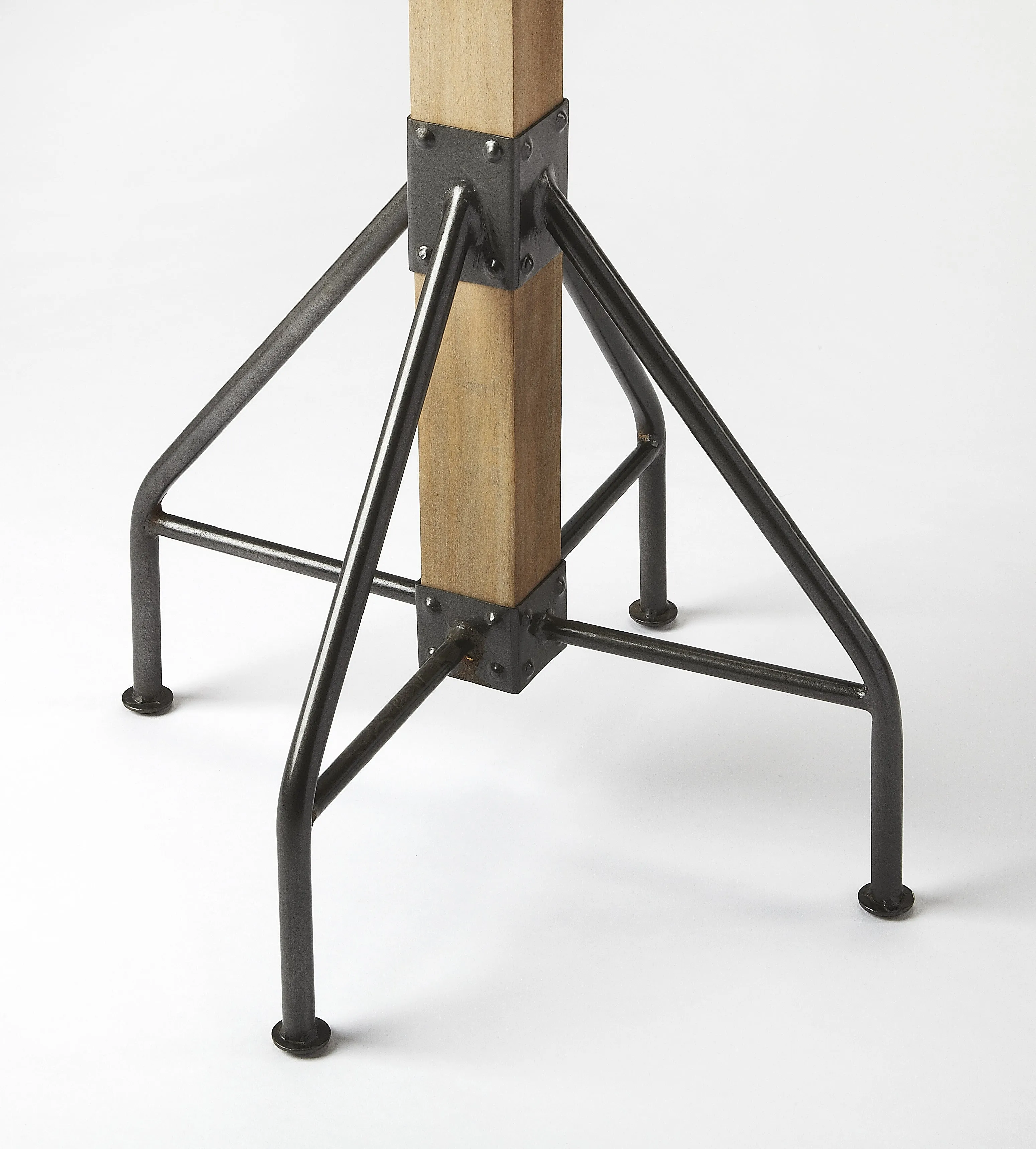 Logan Square Rustic Coat Rack/Tree in Medium Brown  2059295