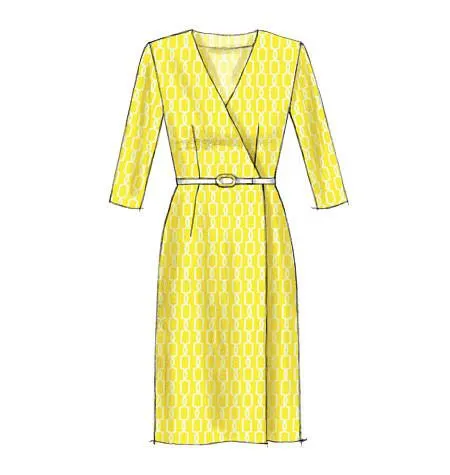 M6959 Misses' Dresses and Belt | Easy