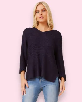 Maddie Knit - Navy