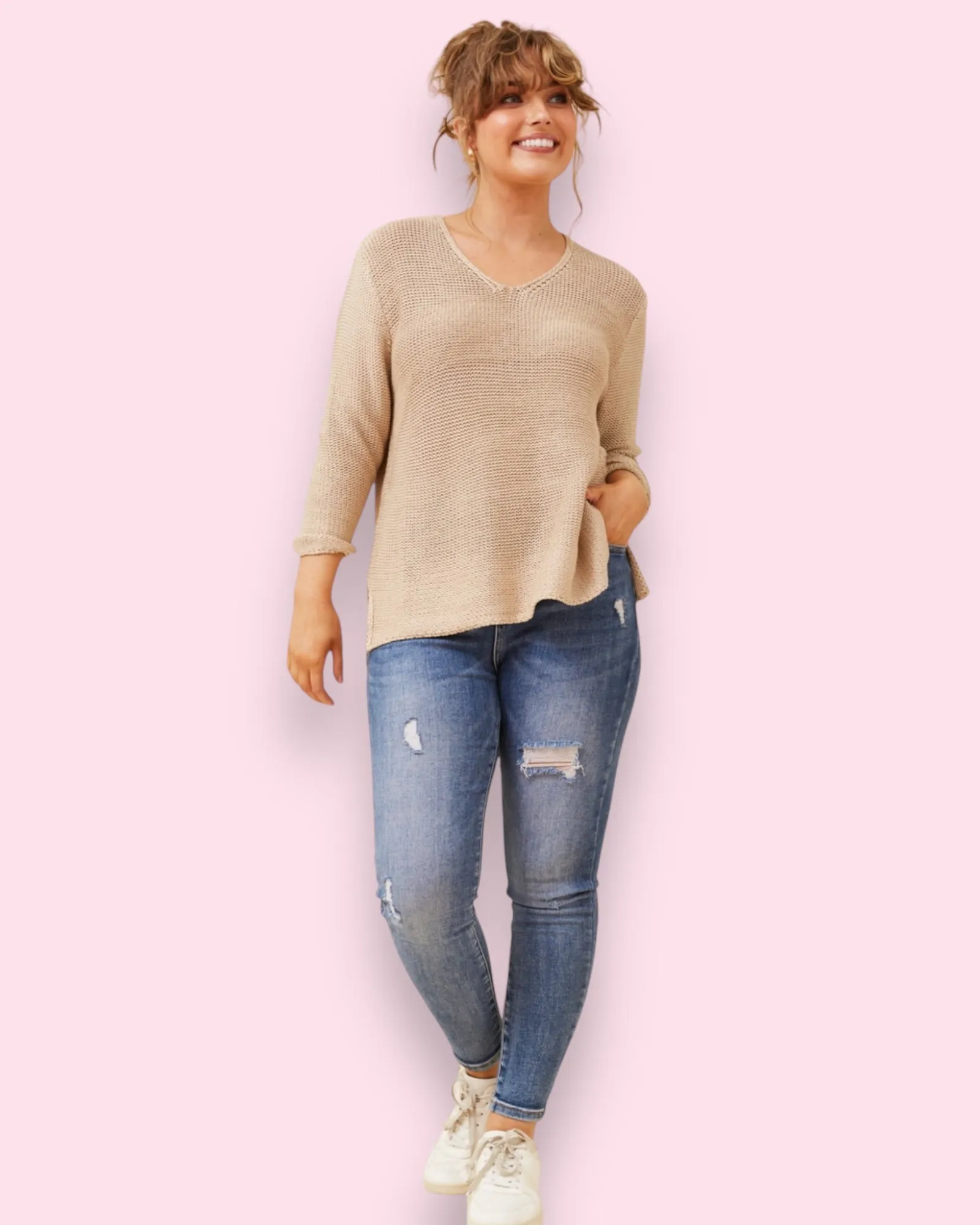 Maddie Knit - Nougat