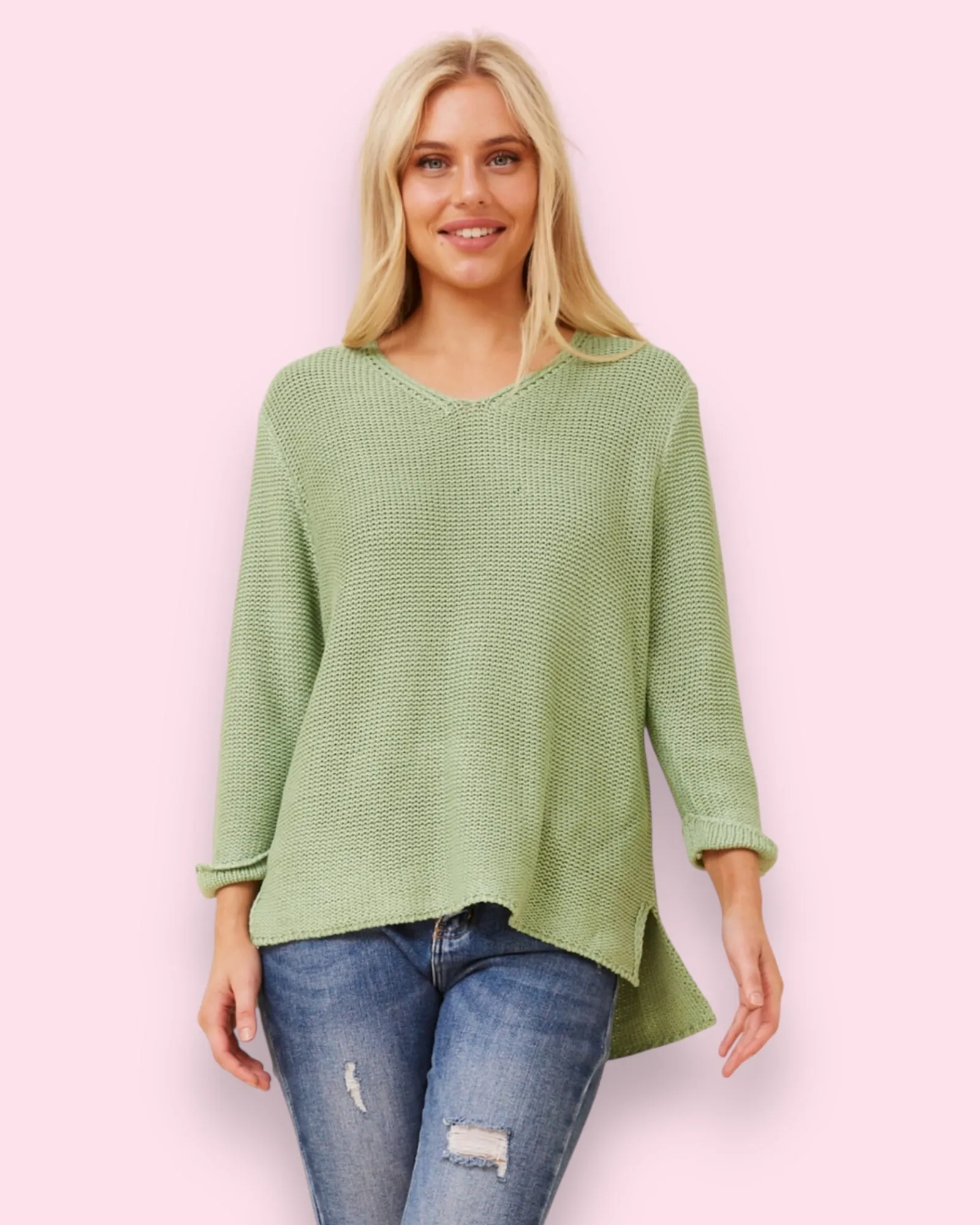 Maddie Knit - Sage