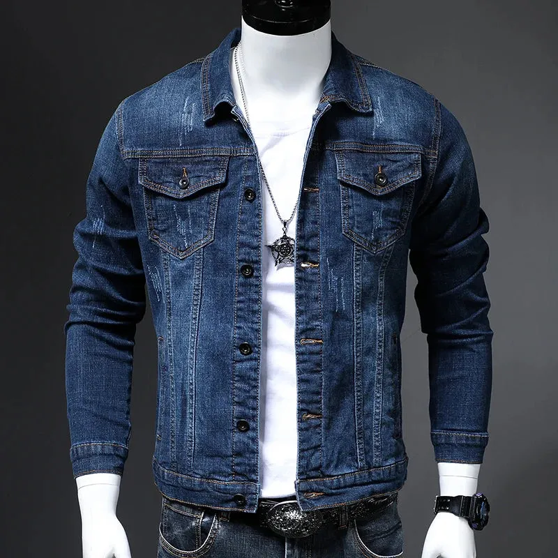 Men's Fashion Skinny Denim Jacket