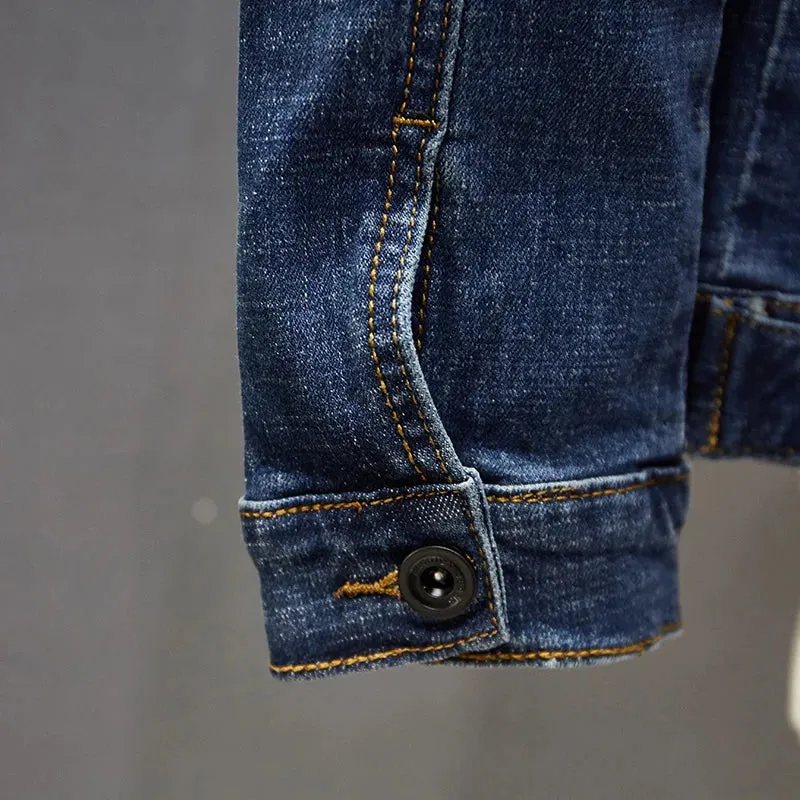 Men's Fashion Skinny Denim Jacket