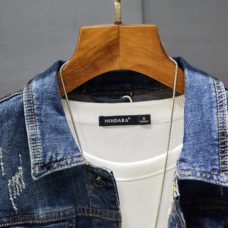 Men's Fashion Skinny Denim Jacket