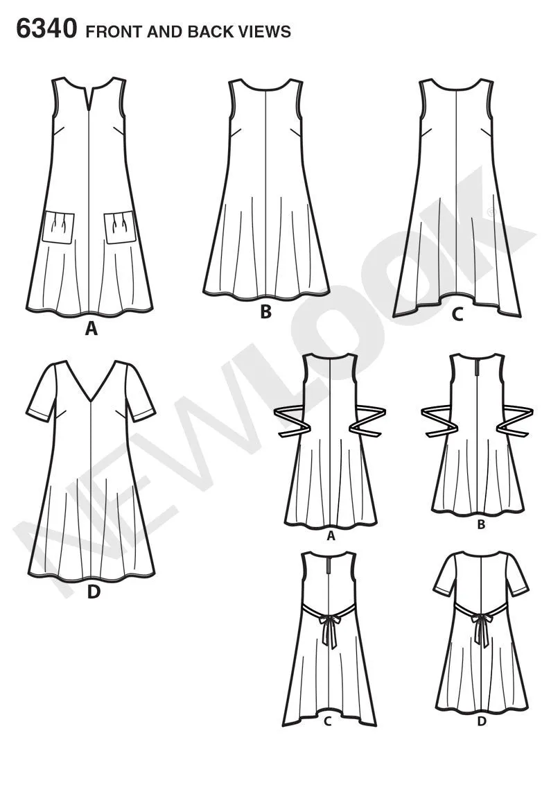 NL6340 Misses' Dress | Easy