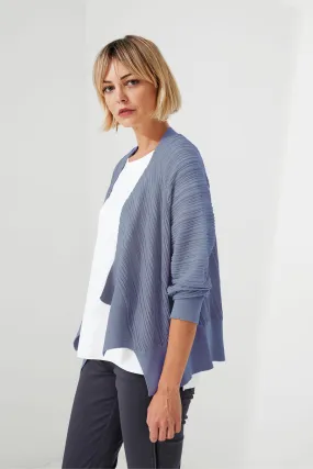 Notice Cardi - Steel Blue