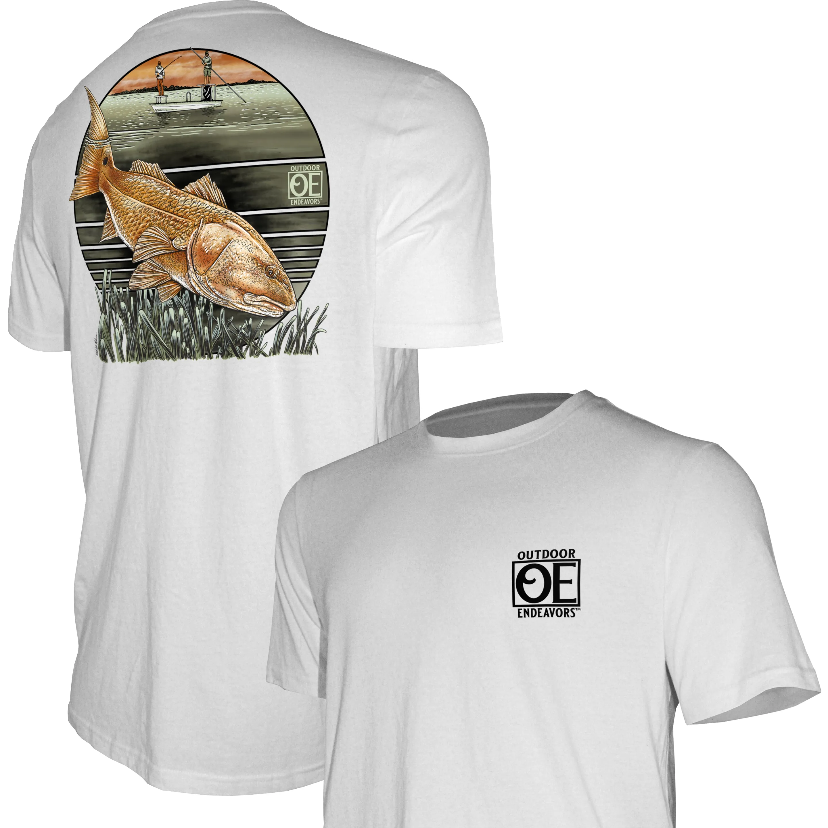 Outdoor Endeavors Classic - Graphic Tee - Redfish Rendezvous