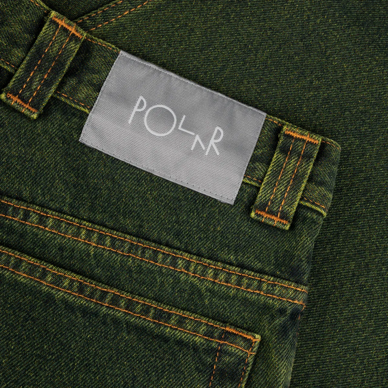 Polar Skate Co. - Polar 93! Pants - Chartreuse / Blue