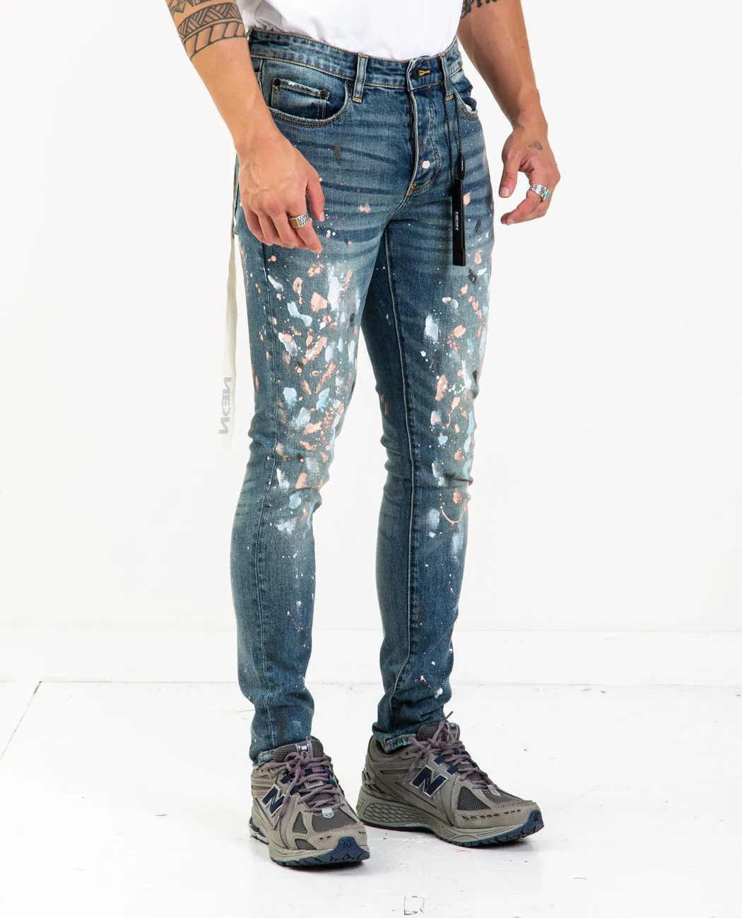 Sid Jean Blue Paint Splatter