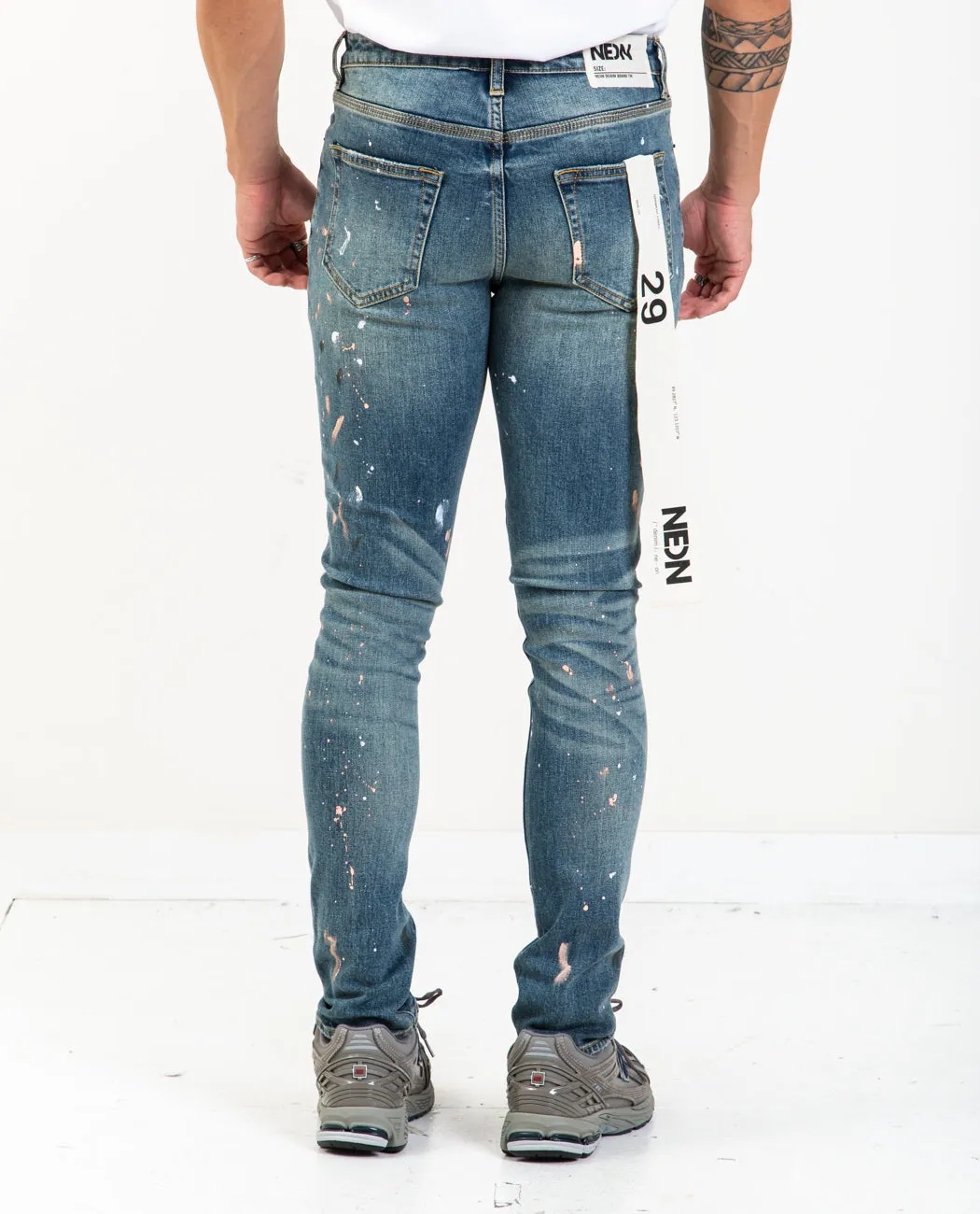 Sid Jean Blue Paint Splatter
