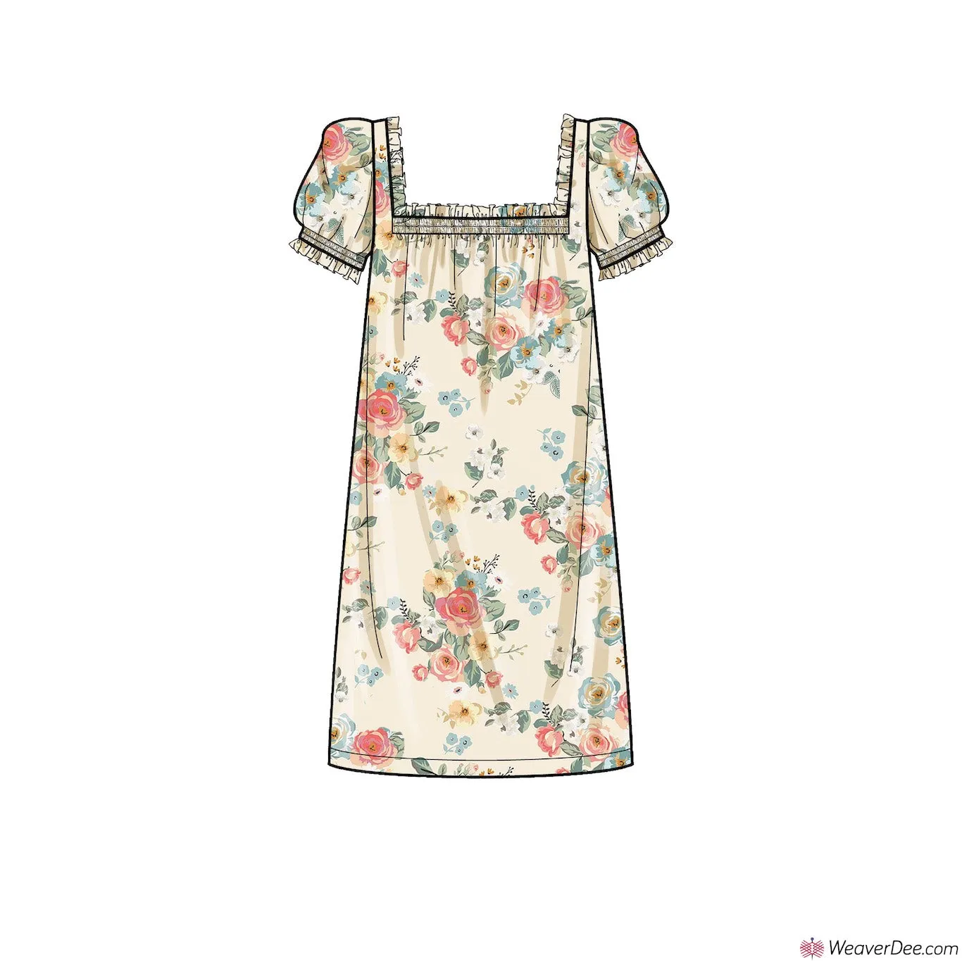 Simplicity Pattern S9316 Mother & Daughter Dresses