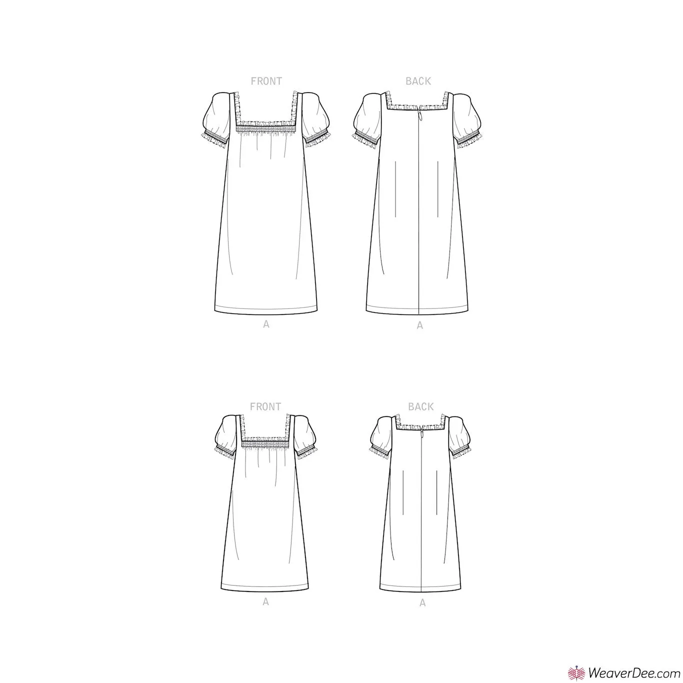 Simplicity Pattern S9316 Mother & Daughter Dresses