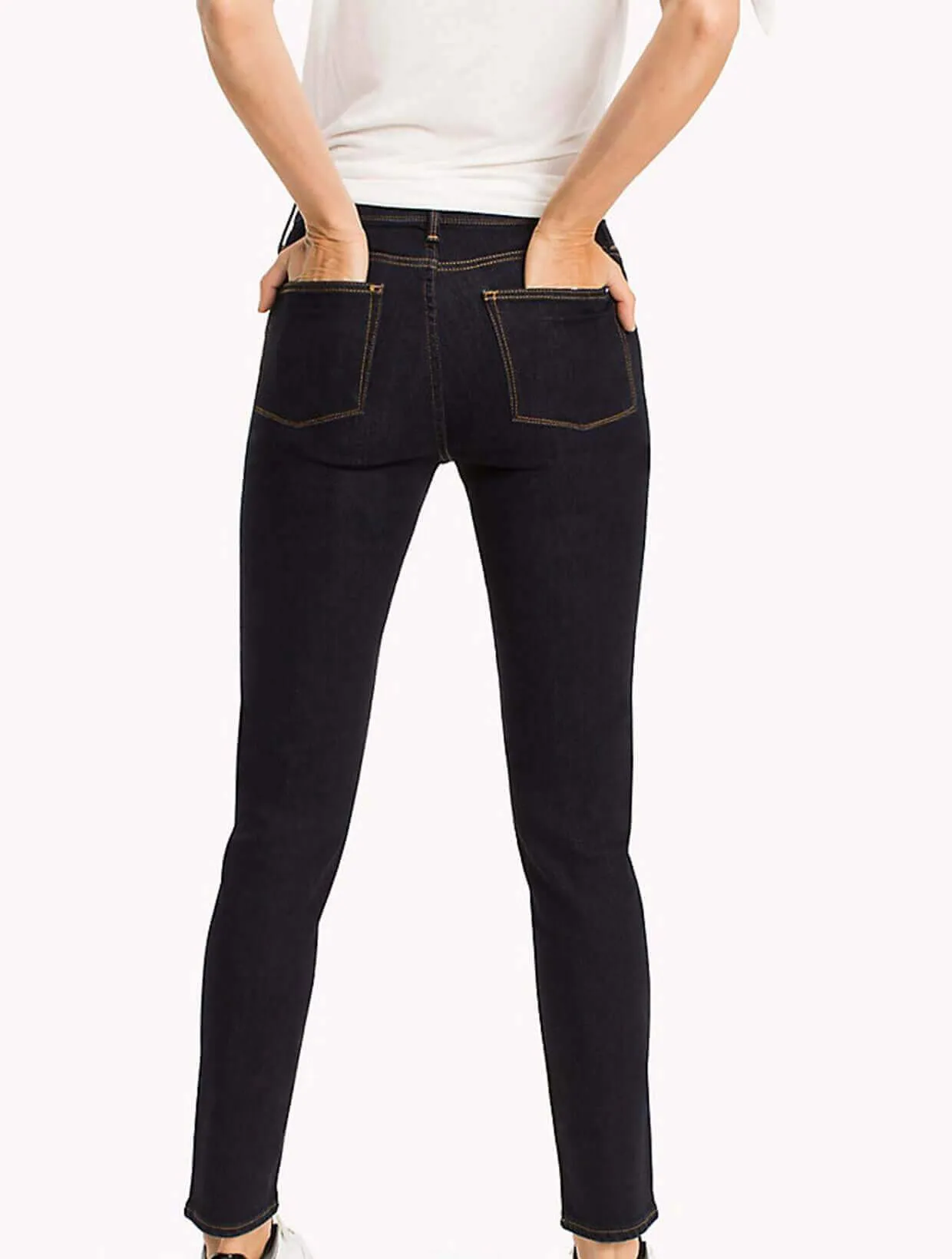 Skinny pusher denim