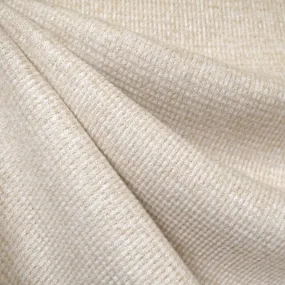 Soft Brushed Waffle Sweater Knit Oatmeal