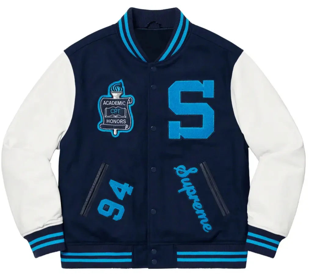 Supreme Team 2019 Varsity Jacket Black | Supreme Unisex Jacket
