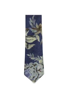 THE AJG TIE Blue Floral
