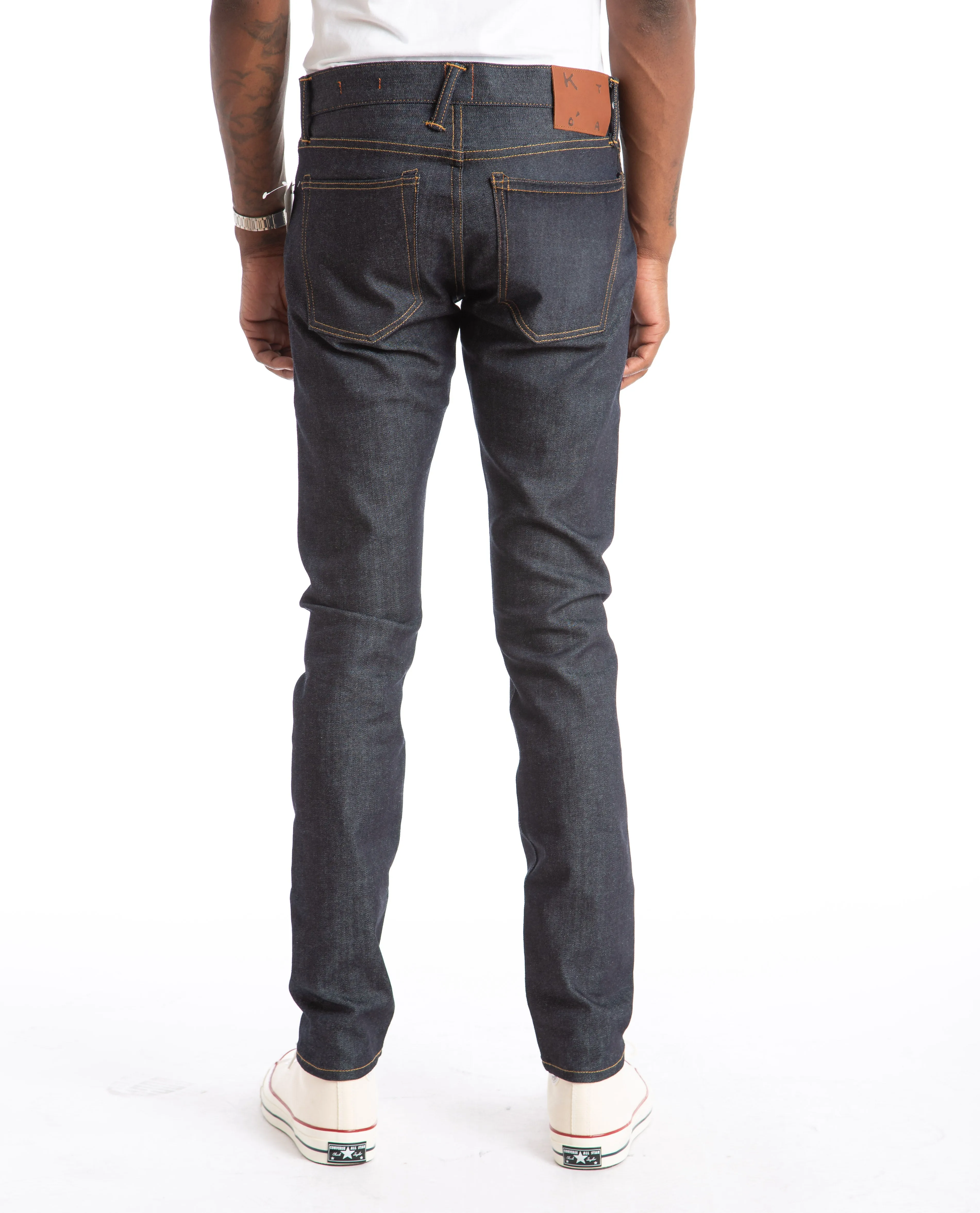 The Needle Skinny Indigo Raw 10.5oz