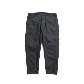 UNIFORM EXPERIMENT Rip Stop Tapered Utility Pants Black