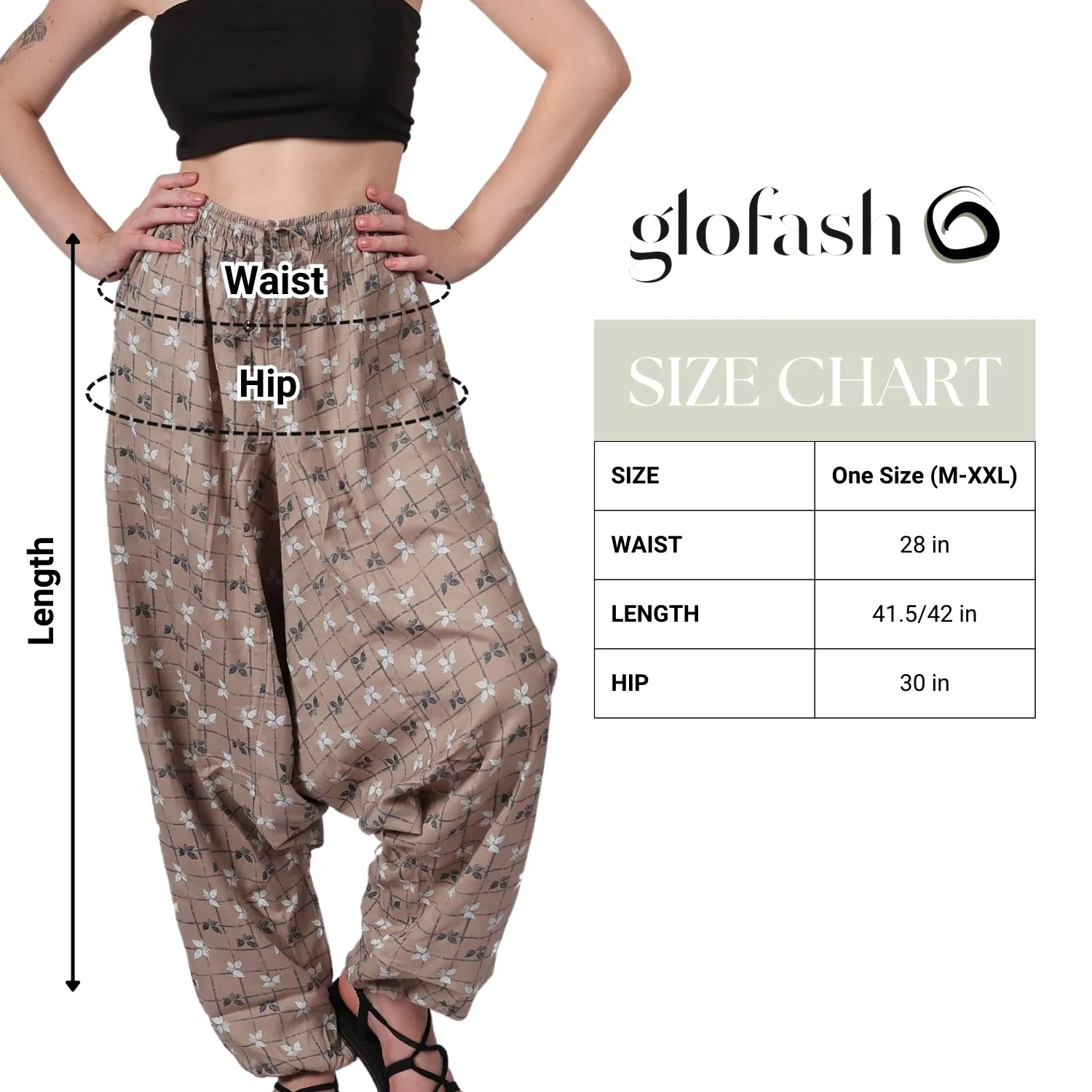 Women's Boho Harem Pants – Multi-Functional Pants with Pockets