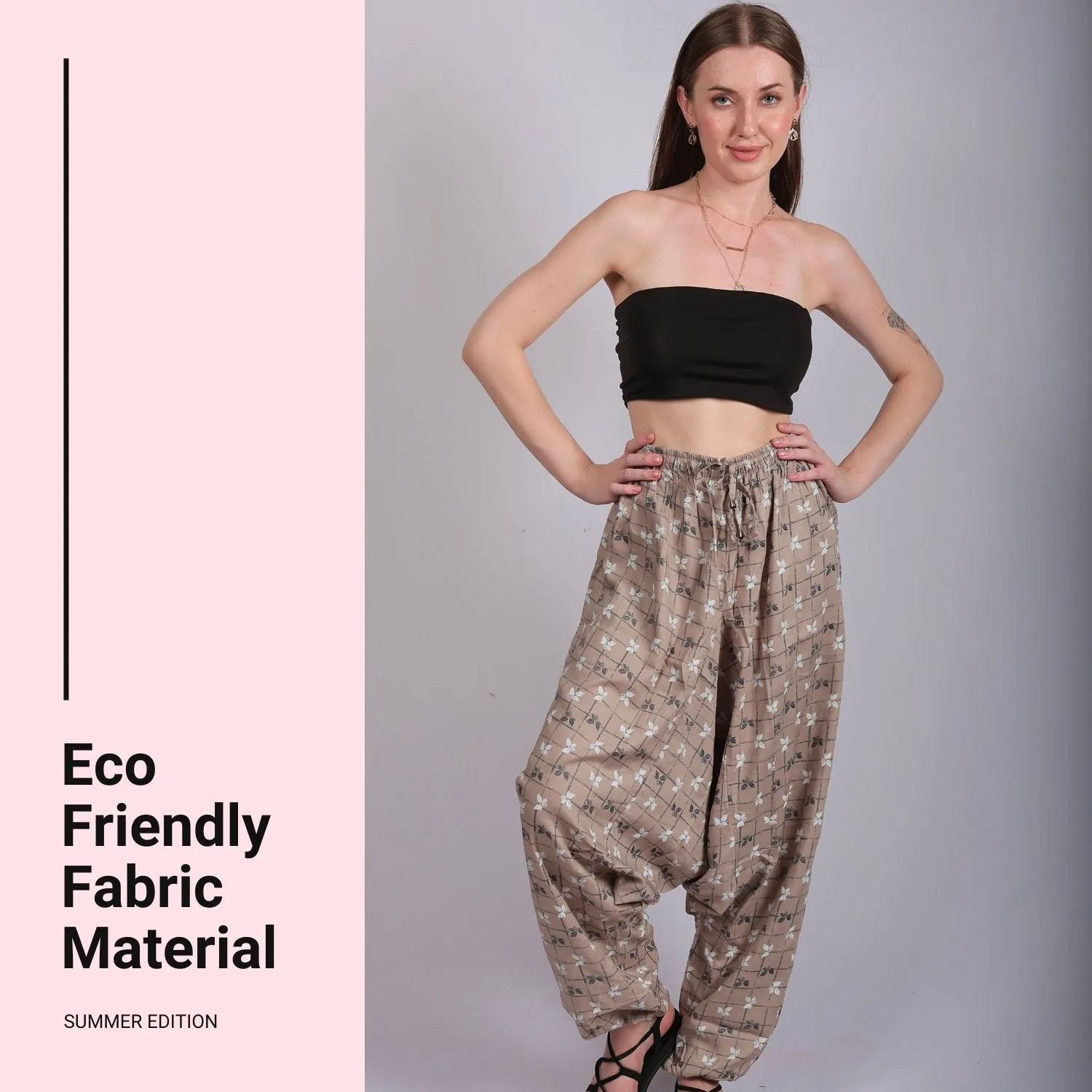 Women's Boho Harem Pants – Multi-Functional Pants with Pockets