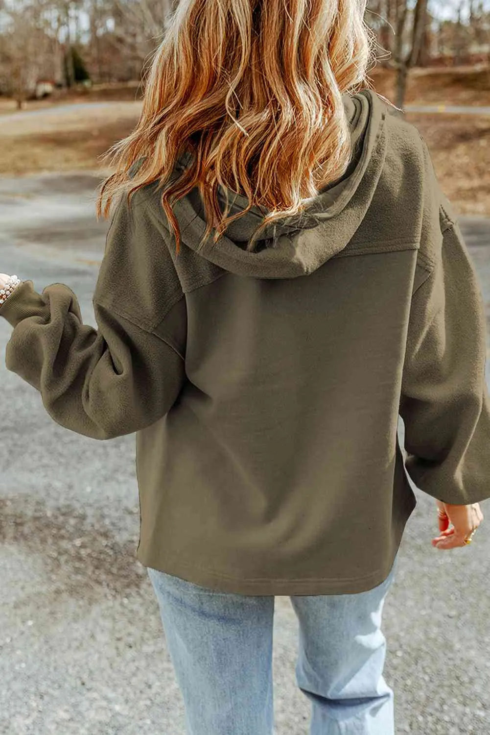 Women's Zip-Up Drawstring Hooded Jackets