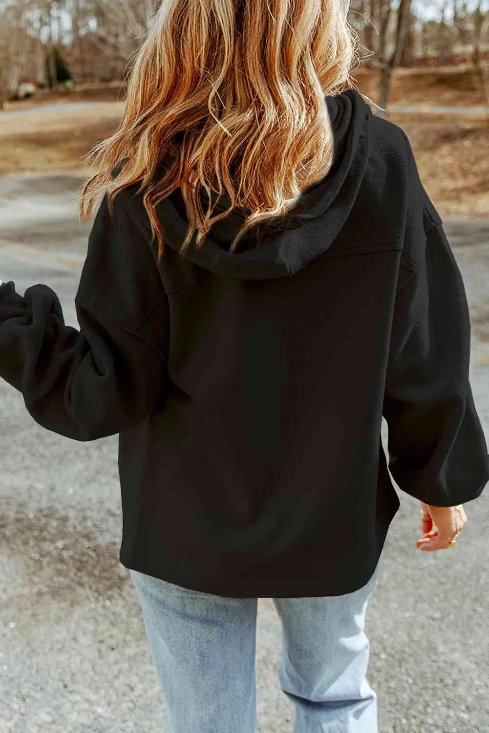 Women's Zip-Up Drawstring Hooded Jackets
