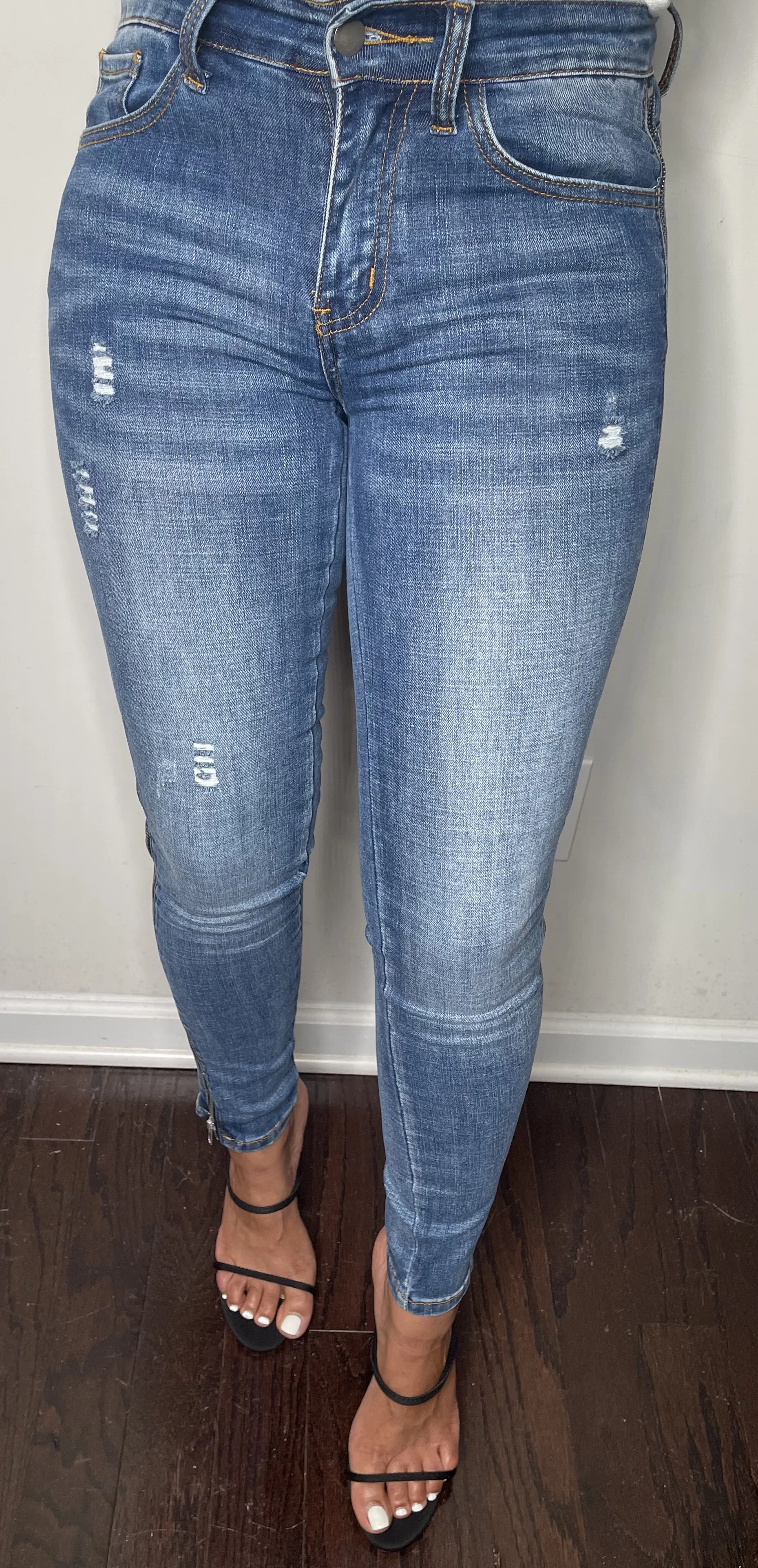 Zip Me Up Skinny Jeans
